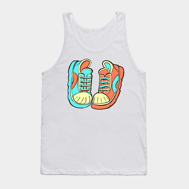 pair of sneakers in different colors Tank Top by duxpavlic